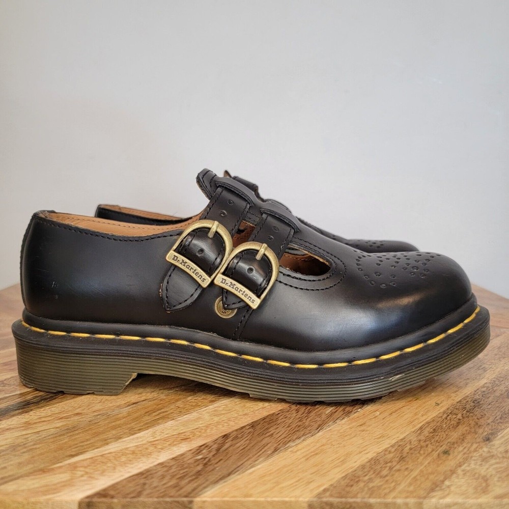 COPY - Dr. Doc Martens 12916 Mary Jane Double Strap Black Leather Shoes Women’s…